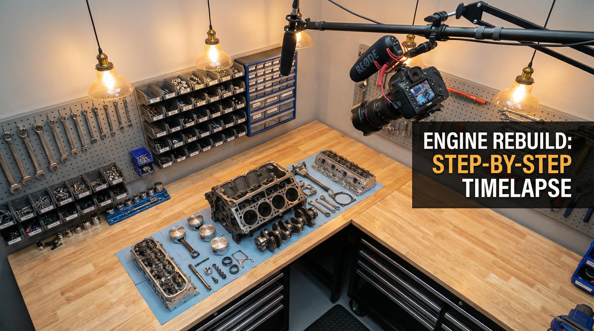 91修车视频：发动机拆解重组