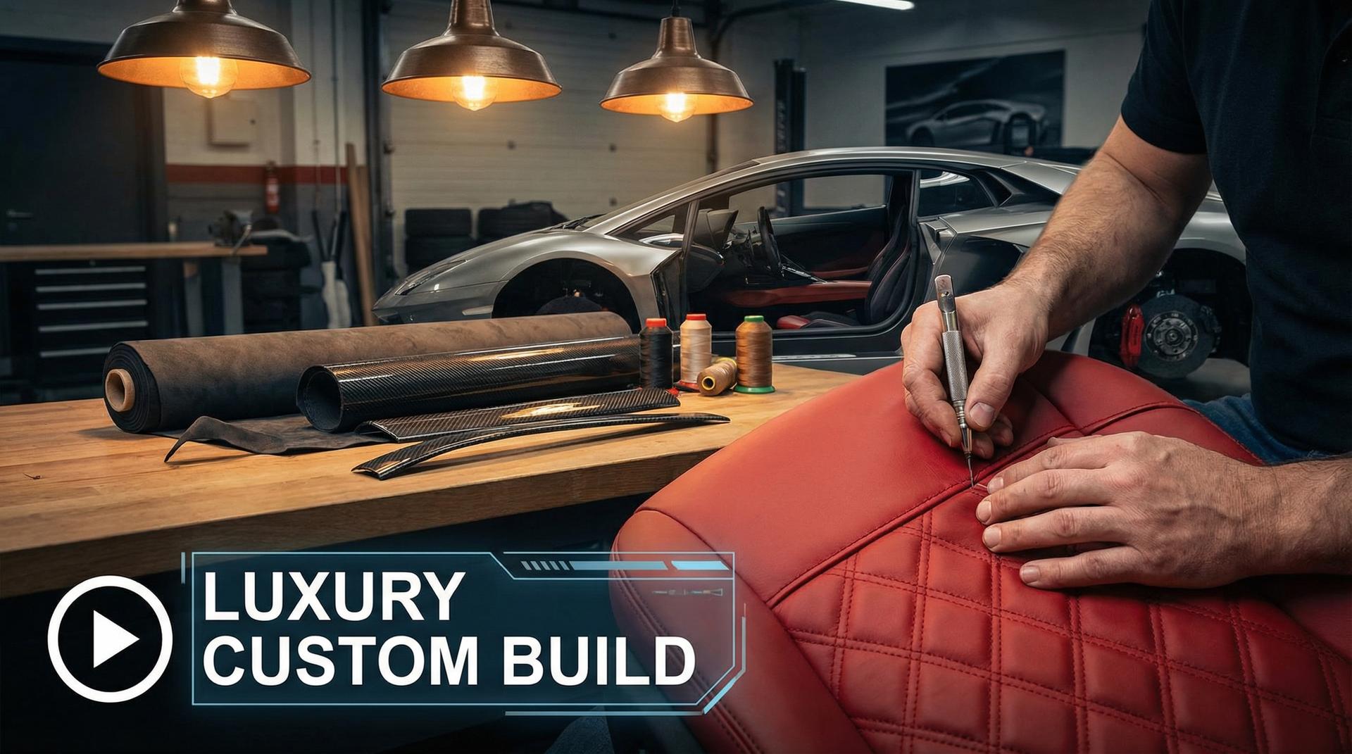 91内饰视频：超跑内饰定制改装